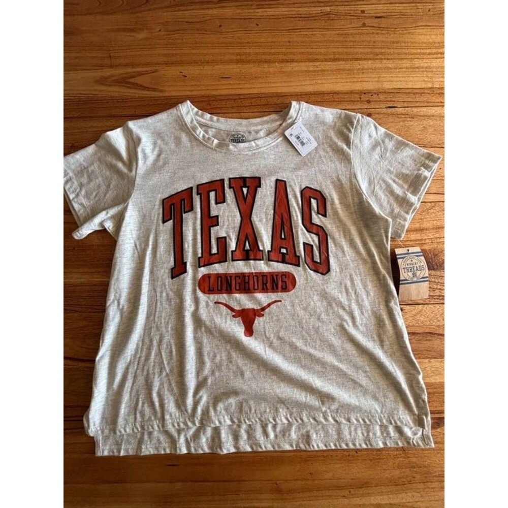 NCAA Texas Longhorns Women’s Oatmeal T Shirt Large